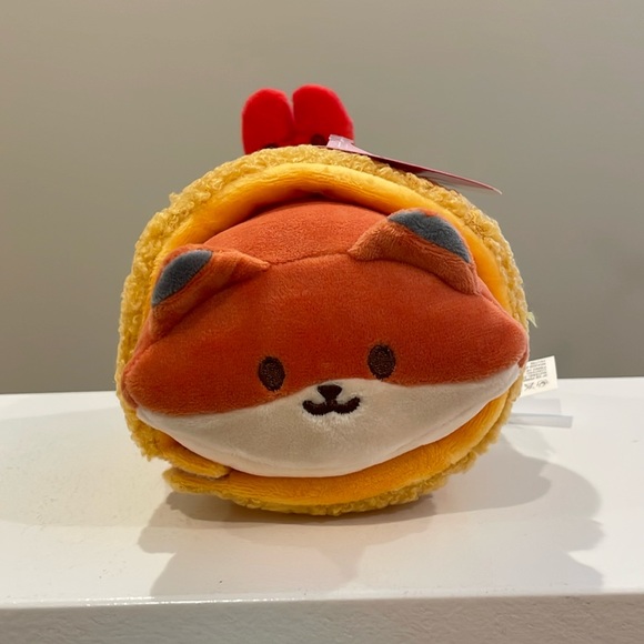 NWT 6” Foxiroll in Shrimp Tempura Plush by Anirollz - Picture 3 of 7